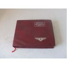 BENTLEY TURBO R OWNERS MANUAL1986/87